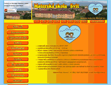 Tablet Screenshot of mssvit.svit.sk